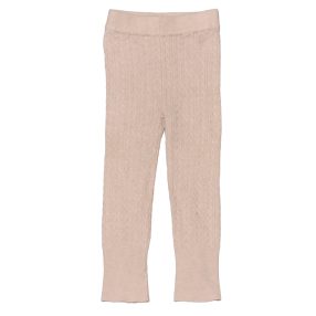 George - Drapp kötött leggings (68-74)