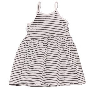 H&M - Fekete-fehér csíkos ruha (110-116)