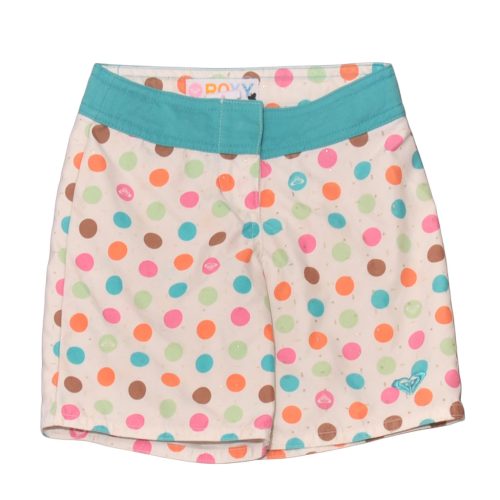 Fehér, pöttyös rövidnadrág (98)