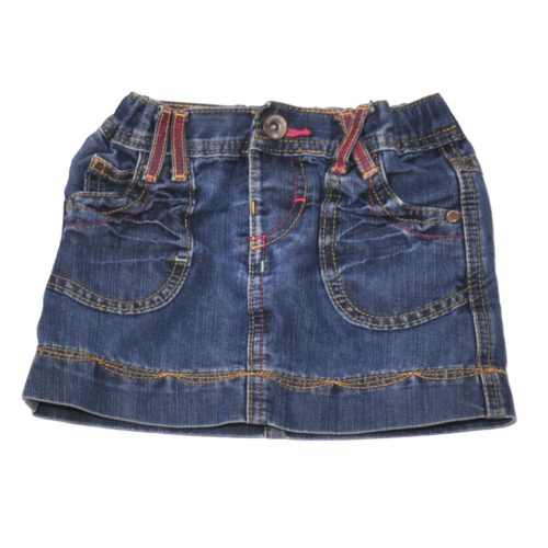 Marks&Spencer -  kék  farmer szoknya ( 80-86)