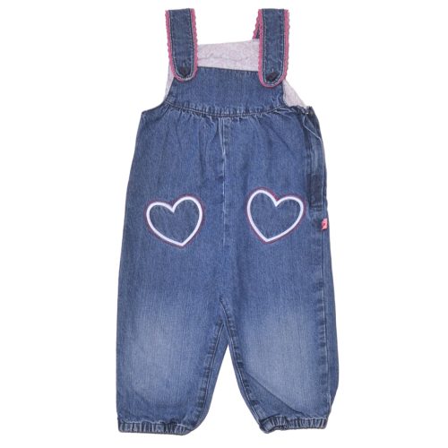  kék  kantáros farmernadrág (80)