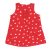  George -  piros, fehér pöttyös ruha ( 68-74)