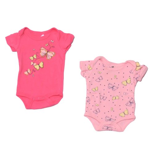 Rózsaszín pillangós  body szett (62)