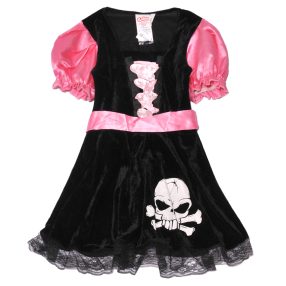 Fekete, rózsaszín  Halloween Jelmez / ruha ( 122-134)