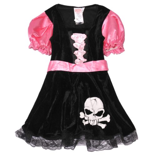 Fekete, rózsaszín  Halloween Jelmez / ruha ( 122-134)