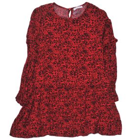 Reserved - Piros, fekete ruha (146)