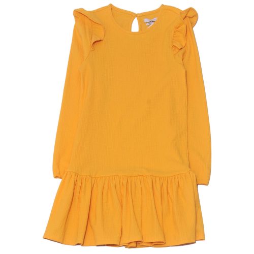 Reserved -  sárga  fodros ruha (146)