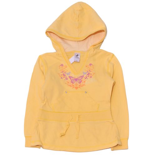  C&A -  citromsárga, pillangós  pulóver (116)