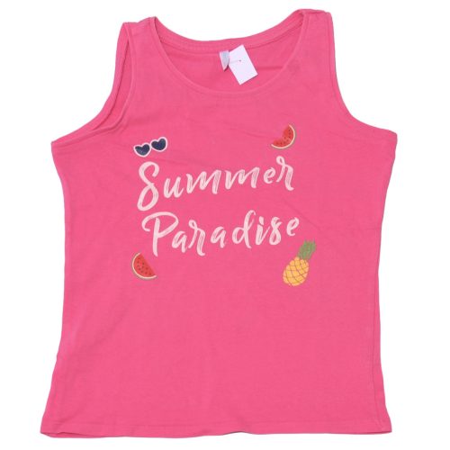  Pink gyümis  ujjatlan felső ( 134-140)