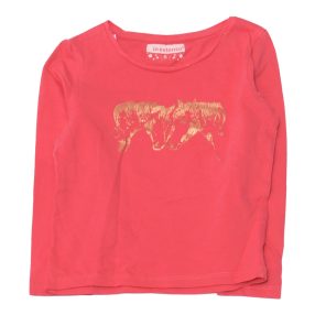 Rózsaszín, arany pacis  hosszú ujjú póló (110)