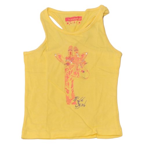 Sárga, zsiráfos  ujjatlan felső (104)