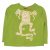 George -  zöld, múmia  hosszú ujjú póló ( 80-86)