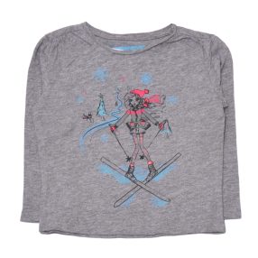 Szürke, sielős  hosszú ujjú póló (98)