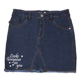 Sötétkék  farmerszoknya ( 164-170)