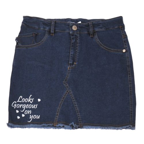 Sötétkék  farmerszoknya ( 164-170)