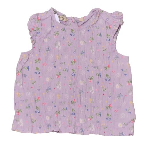H&M - lila, virágmintás felső (104)