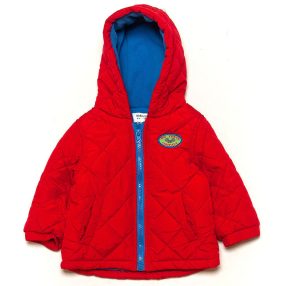 Babaluno - piros kabát (68-74)