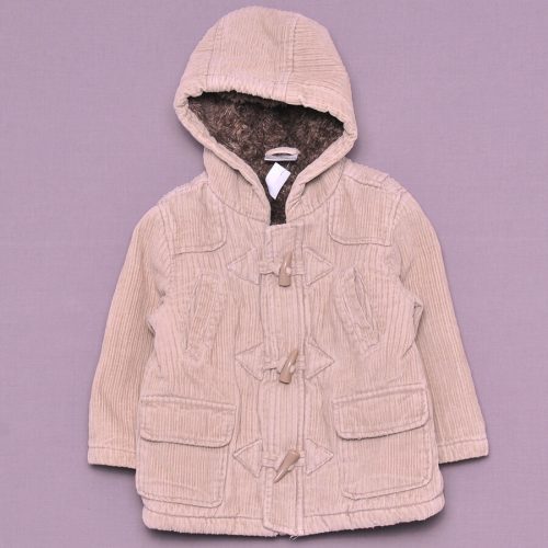 Ladybird - drapp kordkabát (80-86)