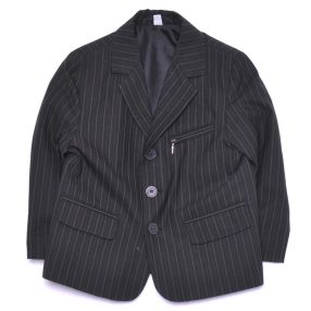 C&A - fekete, csíkos zakó (98)