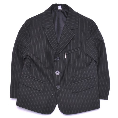 C&A - fekete, csíkos zakó (98)