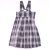 H&M - szürke, fehér, fekete kockás alkalmi ruha (128)