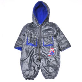 Baby Blu - szürke, macis overál (*68)