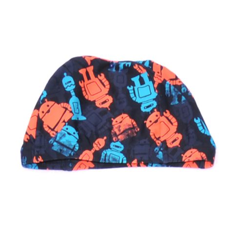 Robot - kék, robotmintás úszósapka (86-92)