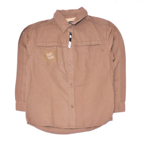 Toutcomptefait - barnás zöld hosszú ujjú ing (152)