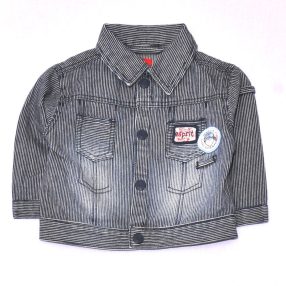 Esprit - kék, csíkos farmerkabát (62)