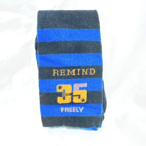 Mr Pamut - Kék, Fekete csíkos harisnya (122-134)