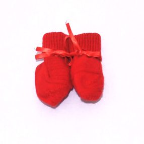 Piros cipőcske lánynak (56-62)