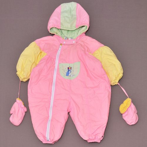 Baby Club - Rózsaszín, Sárga overál (80)