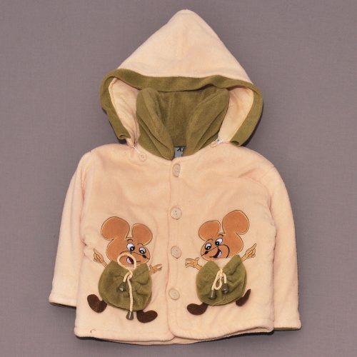 Xin - Drapp, Zöld polár kabát (92)