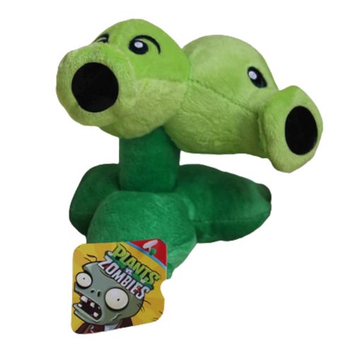 Dupla borsólövő plüss figura - Plants vs. Zombies - ÚJ