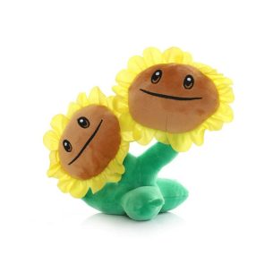 Dupla napraforgó plüss figura - Plants vs. Zombies - ÚJ