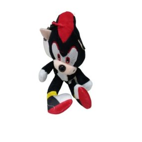 22 cm-es fekete plüss figura - Sonic - ÚJ