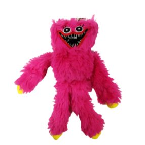   20 cm-es rózsaszín szőrmés plüss figura, Kissy Missy - Huggy Wuggy - ÚJ