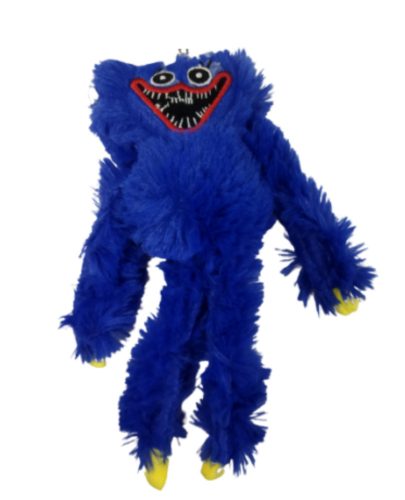 20 cm-es kék szőrmés plüss figura - Huggy Wuggy - ÚJ