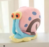 Plüss figura - Csigusz - Spongyabob - Spongebob - ÚJ