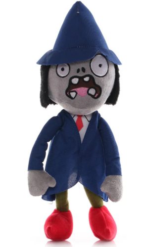 Kék kalapos zombi plüss figura - Plants vs. Zombies - ÚJ