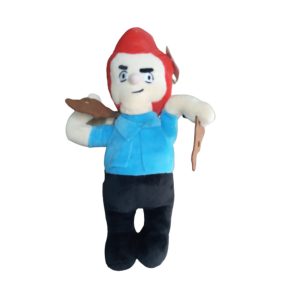   25 cm-es kék ruhás plüss figura - Colt - Brawl Stars - ÚJ
