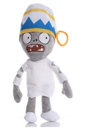 Fehér ruhás zombi plüss figura - Plants vs. Zombies - ÚJ