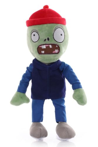 Piros sapkás zombi plüss figura - Plants vs. Zombies - ÚJ