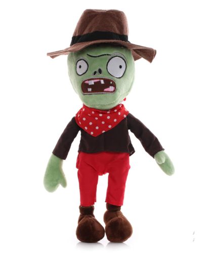 Barna-piros ruhás zombi plüss figura - Plants vs. Zombies - ÚJ