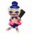 20 cm-es lila kislány plüss figura - FNAF - Five Nights at Freddy's - ÚJ