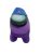 25 cm-es csipogós plüss figura, lila - Among Us - ÚJ