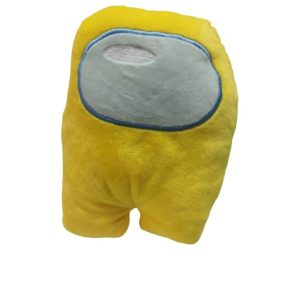 25 cm-es Among Us plüss figura, sárga - ÚJ