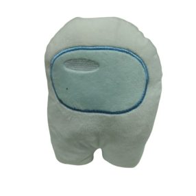 25 cm-es Among Us plüss figura, fehér, csipogós - ÚJ