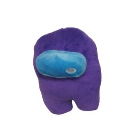 20 cm-es Among Us plüss figura, lila - ÚJ