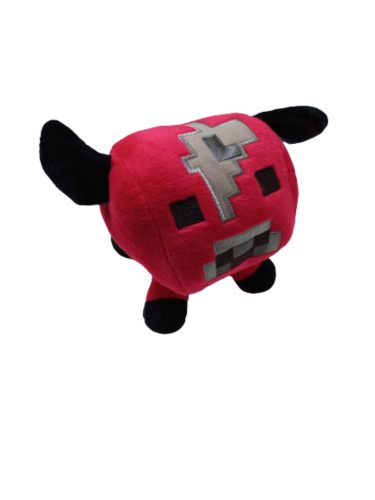 21 cm-es piros gomba tehén plüss - Minecraft - ÚJ